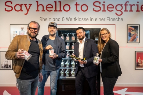 Gin-Marke Siegfried eröffnet Airport-Shop in Köln-Bonn -